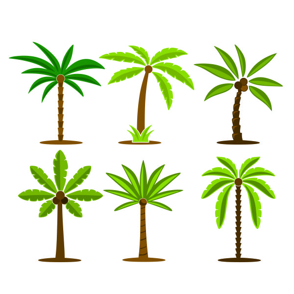 Palm Tree Pack SVG Cuttable Design