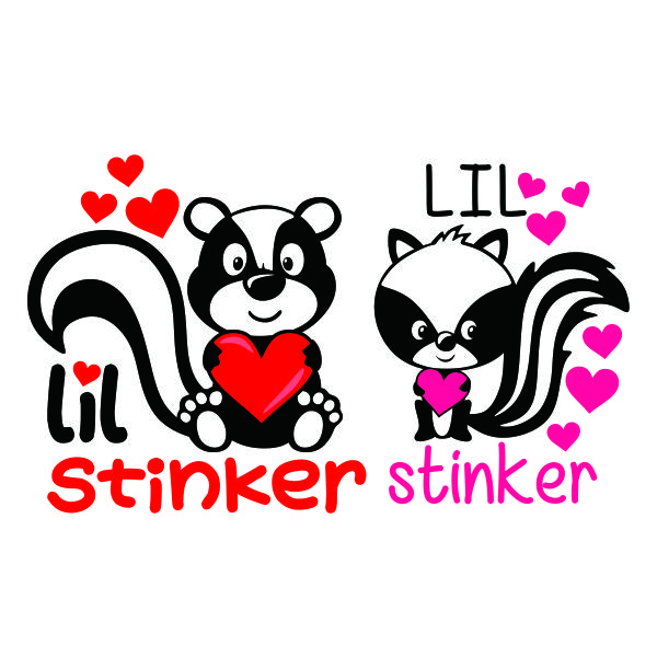 Lil Stinker Skunk SVG Cuttable Design