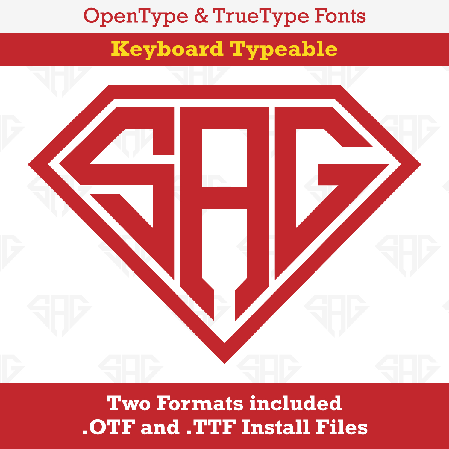 Superman Monogram TrueType Font