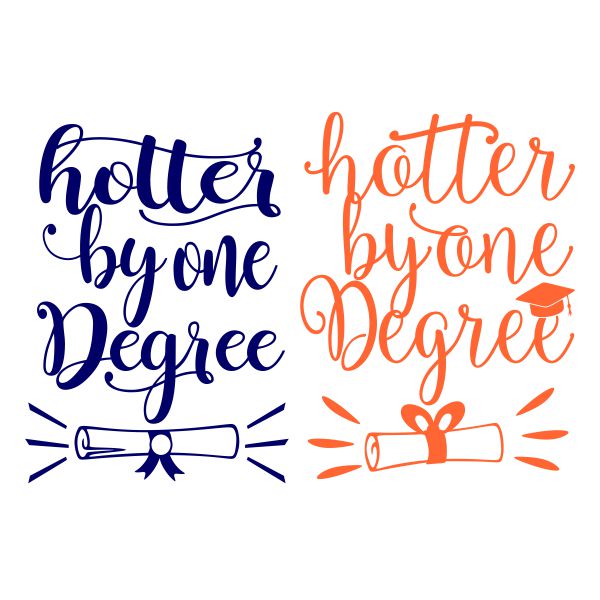 Hotter by One Degree SVG Cuttable Design