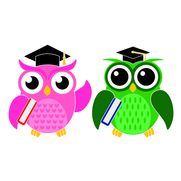 Graduation Owl SVG Cuttable Design