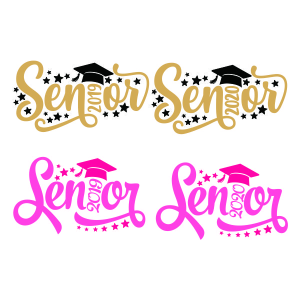 Senior Graduation 2019 2020 SVG Cuttable Design