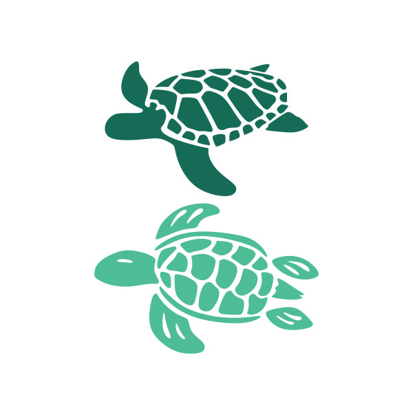 Sea Turtle SVG Cuttable Design