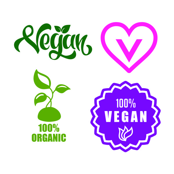 Organic Vegan SVG Cuttable Design