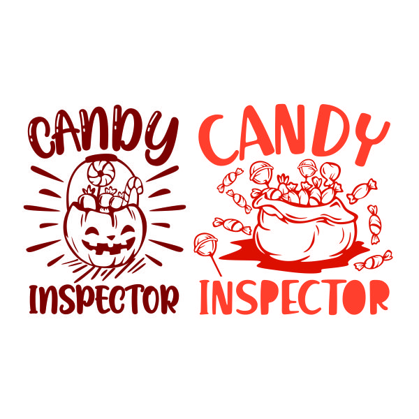 Candy Inspector SVG Cuttable Design
