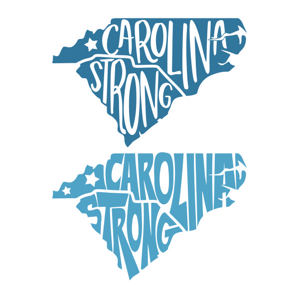 Carolina Strong Hurricane Season SVG Cuttable Design