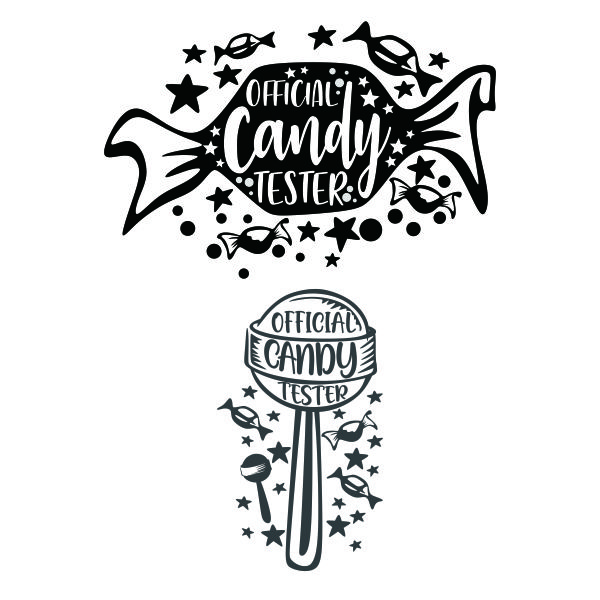Official Candy Tester SVG Cuttable Design