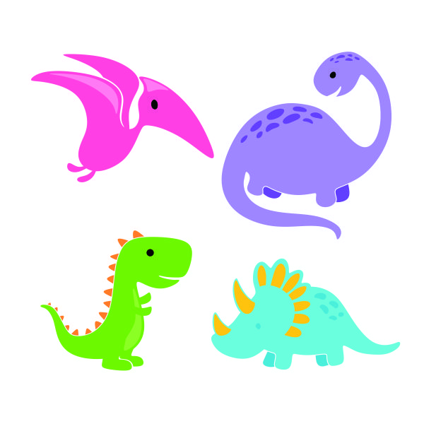 Baby Dinosaur Pack Cuttable Design