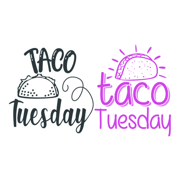 Taco Tuesday SVG Cuttable Design