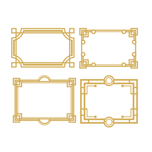 Rectangle Frame Cuttable Design