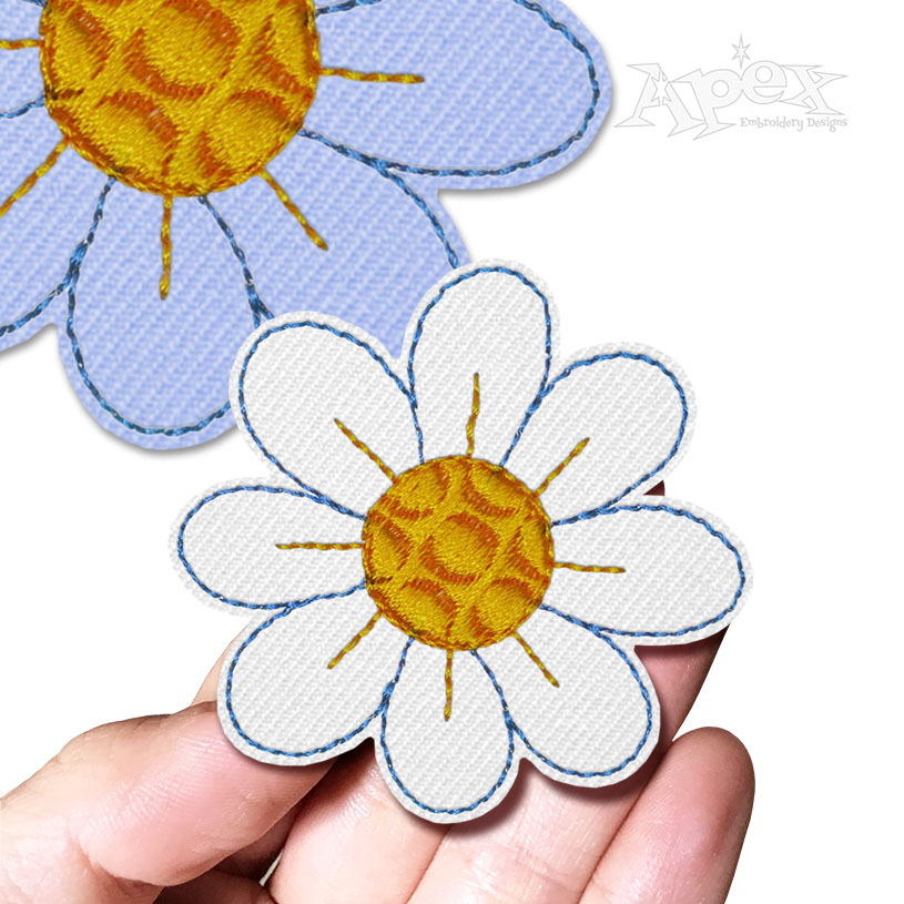 Flower Feltie Embroidery Design