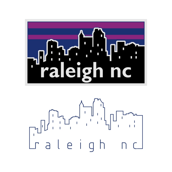 Raleigh NC Skyline Cuttable Design