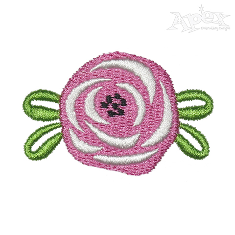 Cute Flower Embroidery Design