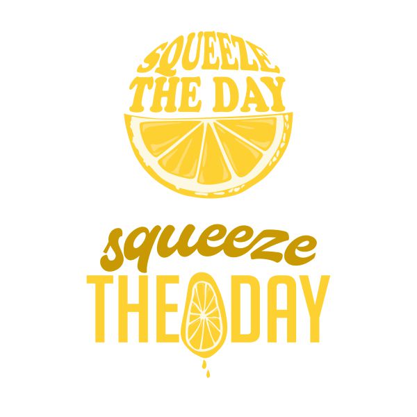 Squeeze the Day Lemon SVG Cuttable Design