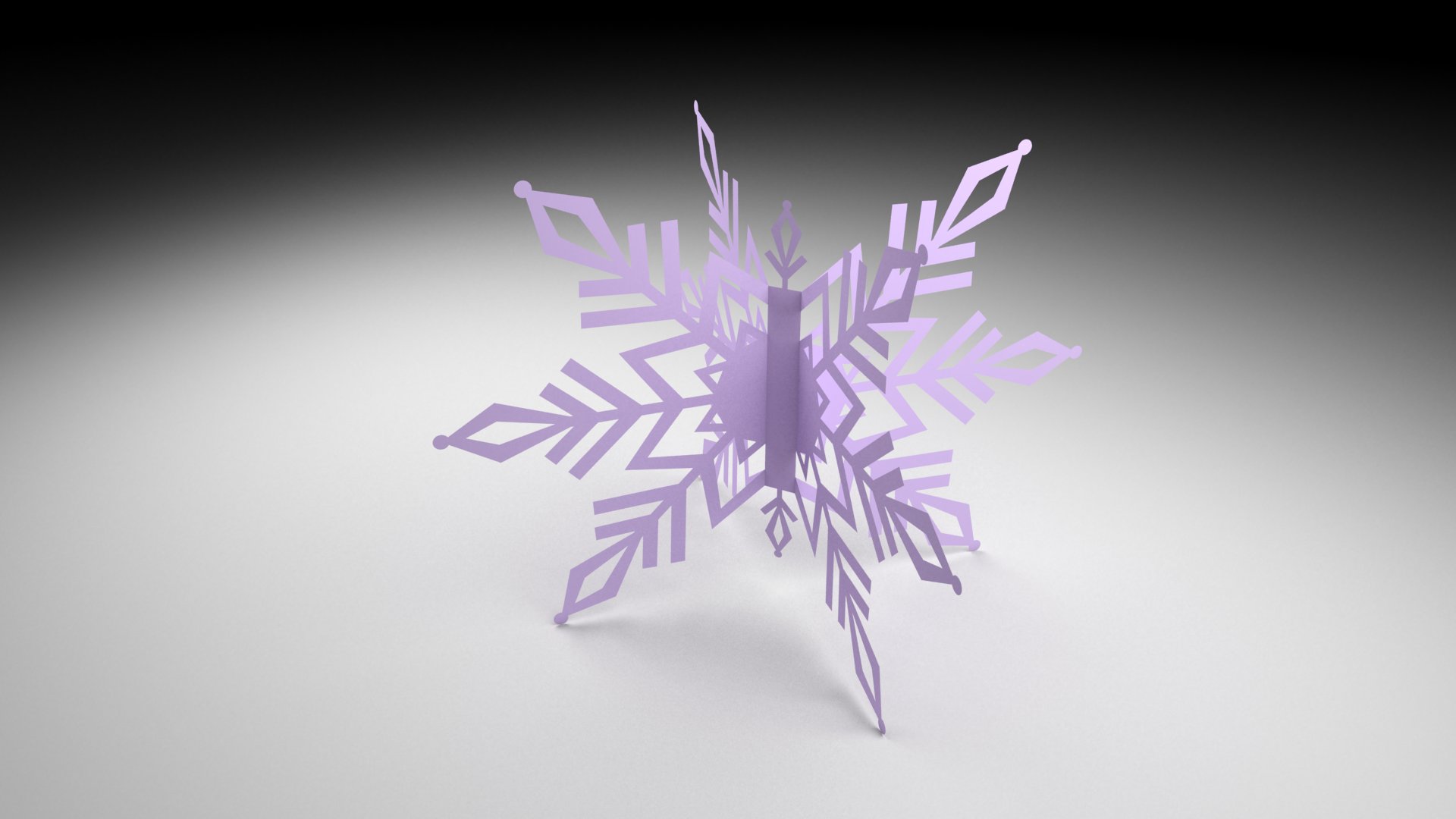 Christmas Snowflake 3D Cuttable Design