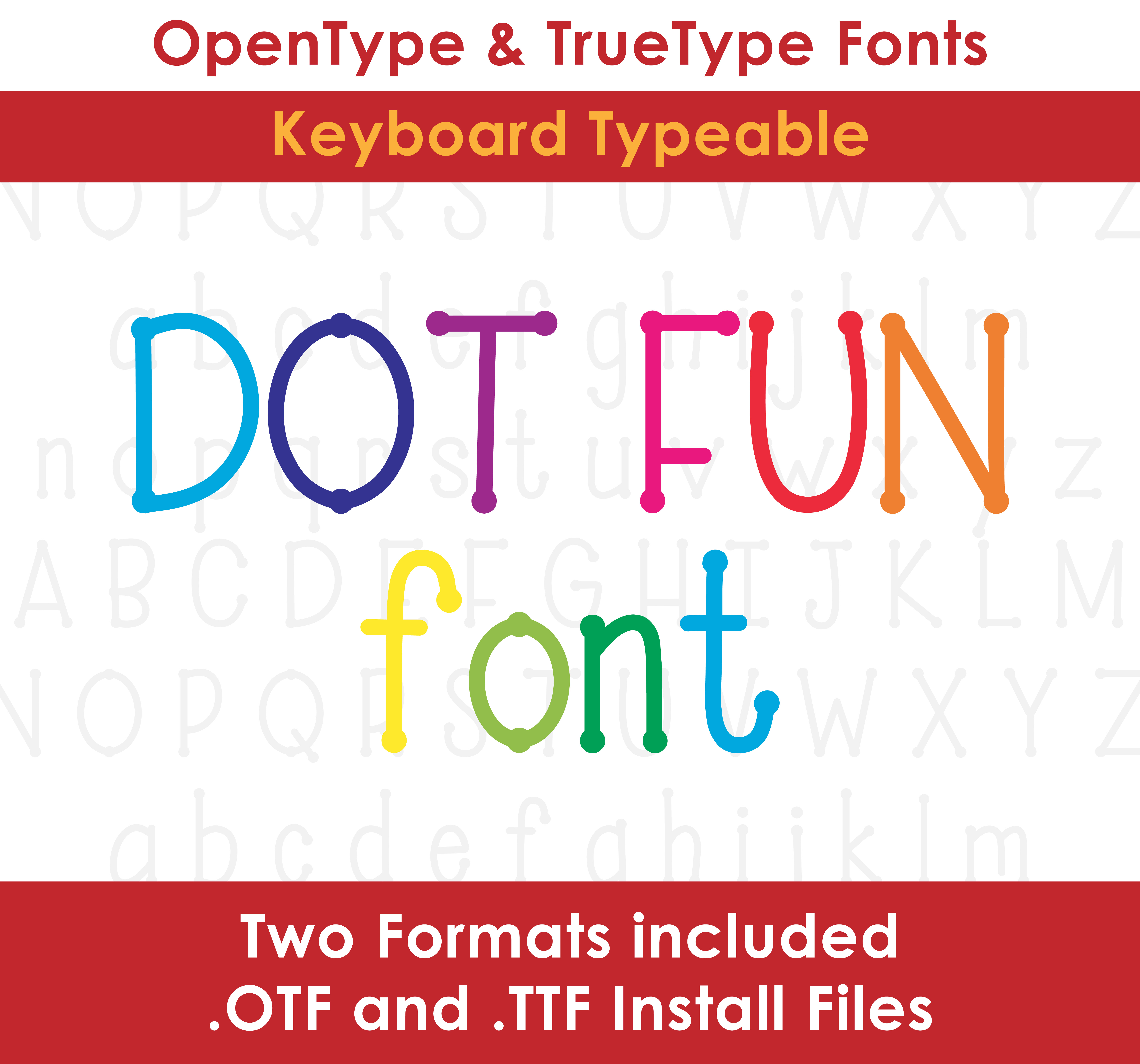 Dot Fun True Type Font