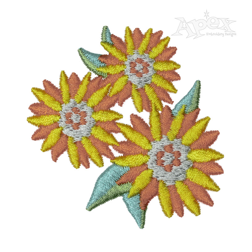 Flowers Embroidery Design