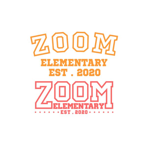 Zoom Elementary Cuttable Design