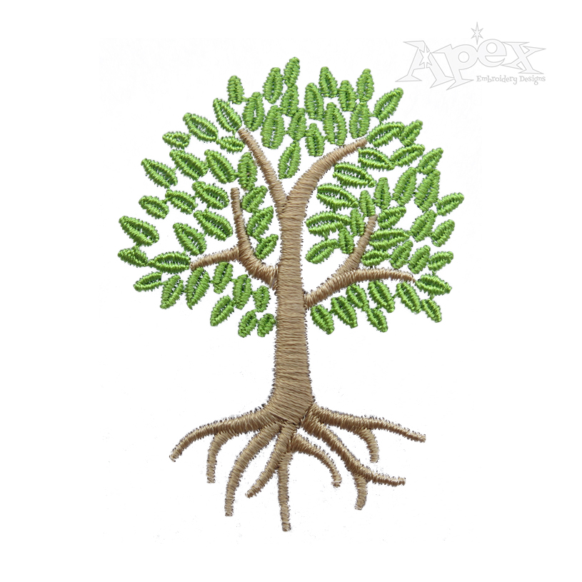 Tree Embroidery Design