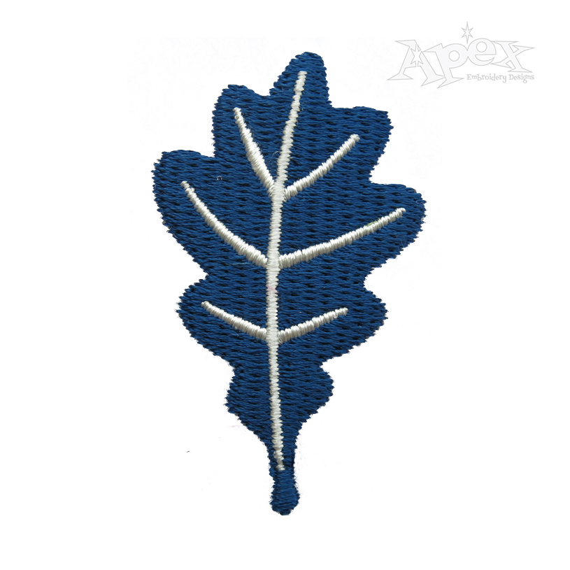 Oak Leaf Embroidery Design