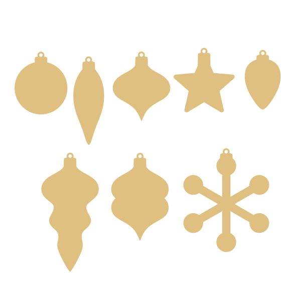 Christmas Ornament Decor Pack Cuttable Design