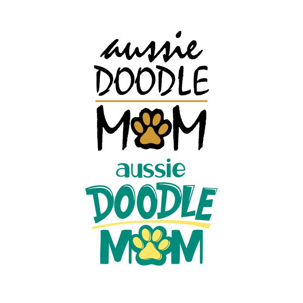 Aussie Doodle Mom Cuttable Design