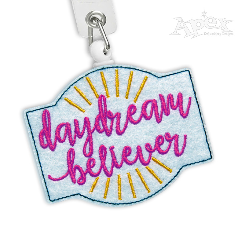 Daydream Believer Feltie ITH Embroidery Design