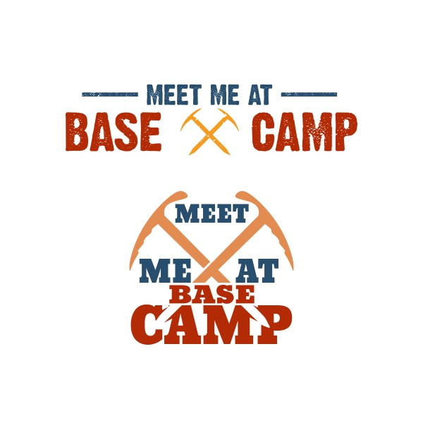 Meet Me At Base Camp Cuttable Design