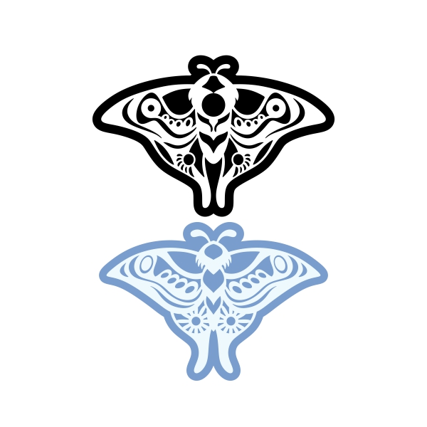 Moth Insects SVG Cuttable Design