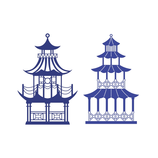 Asian Pagoda SVG Cuttable Design