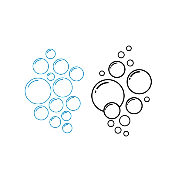 Bubbling Bubbles SVG Cuttable Design