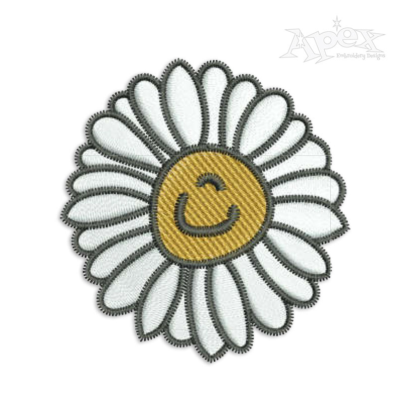 Daisy Doodle Embroidery Design