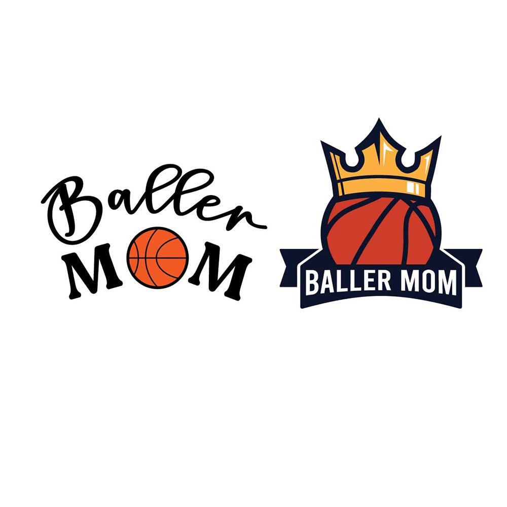 Baller Mom Basketball SVG Cuttable Designs