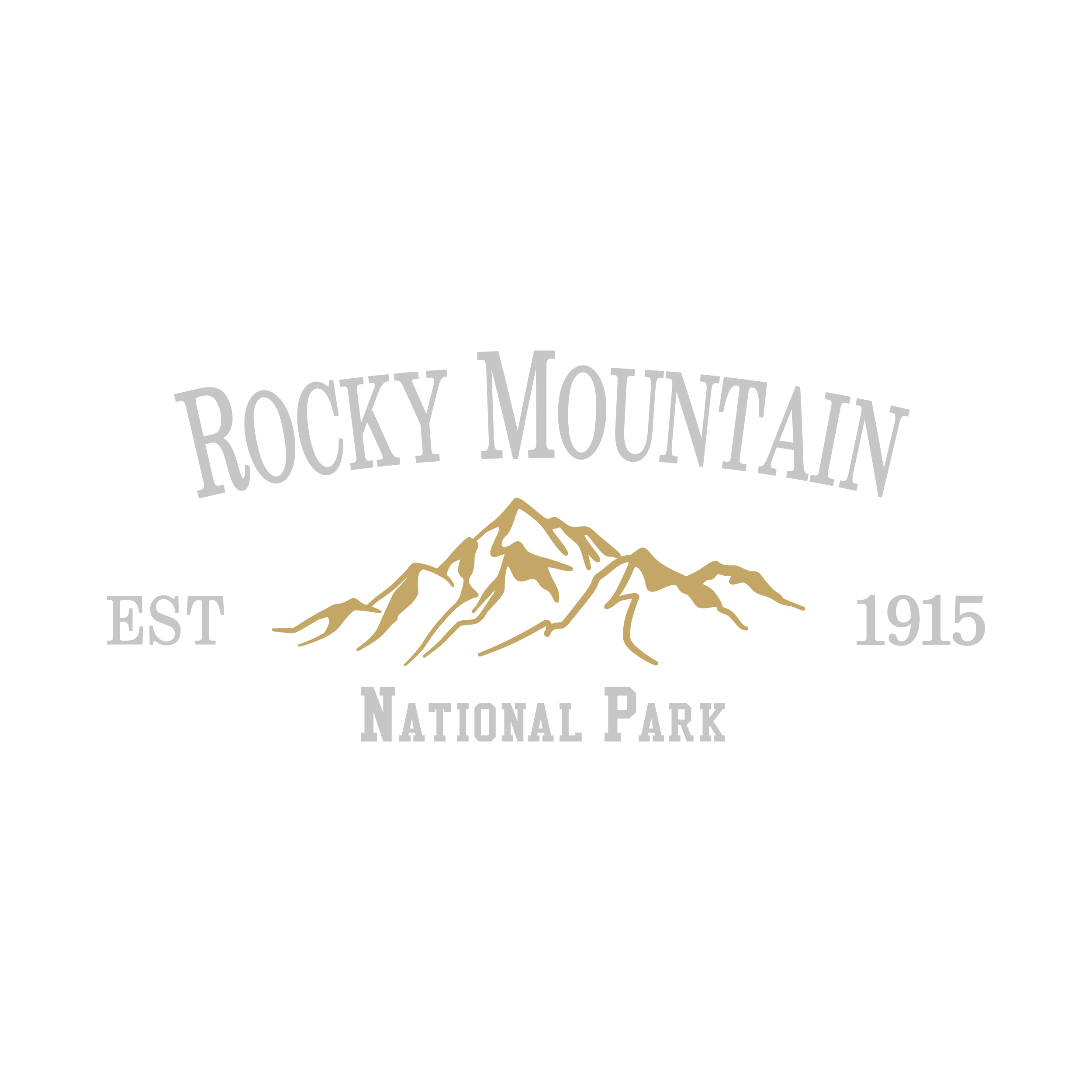 Rocky Mountain National Park SVG est 1915