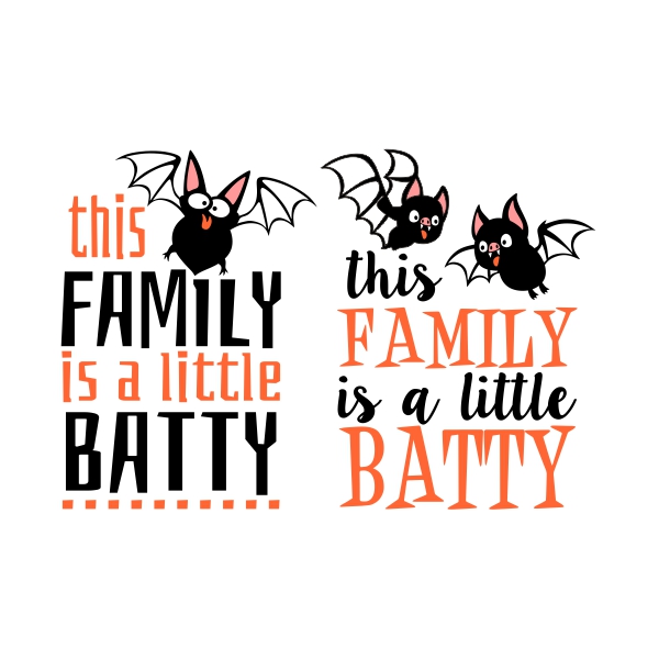 This Family is a Little Batty SVG