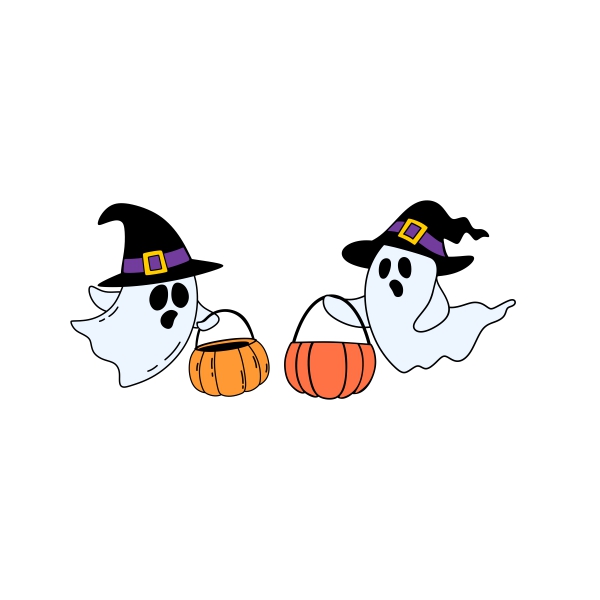 Trick or Treat Ghost SVG