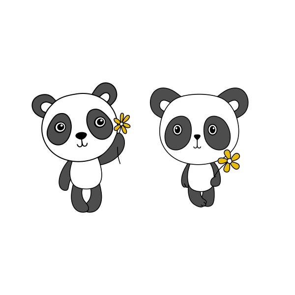 Little Panda SVG