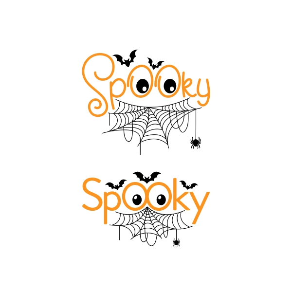 Spooky Spider Web SVG