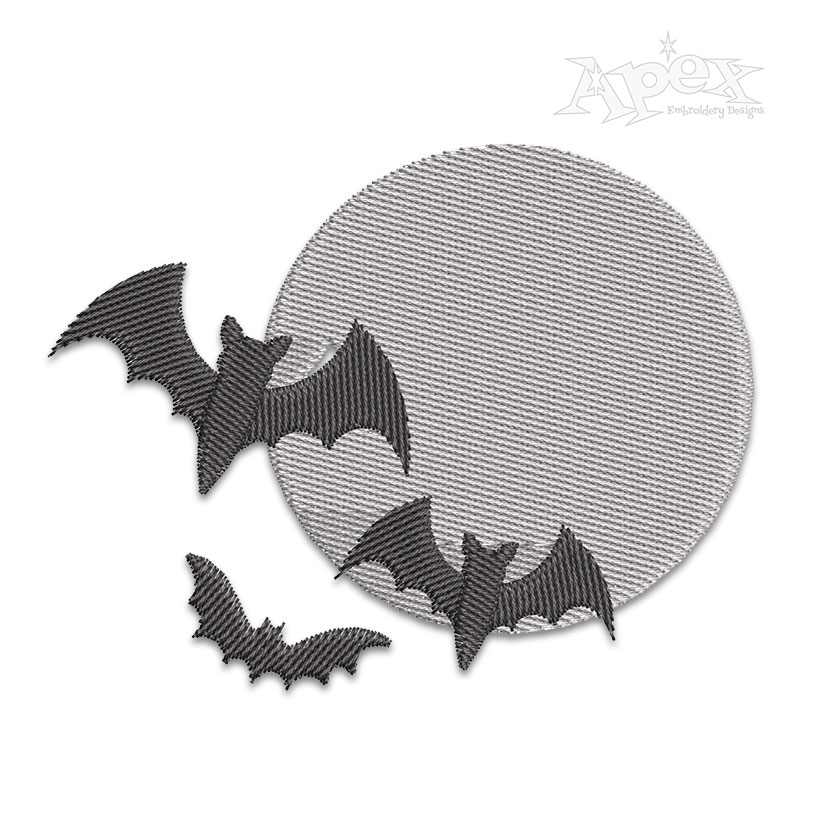 Halloween Moon Bats