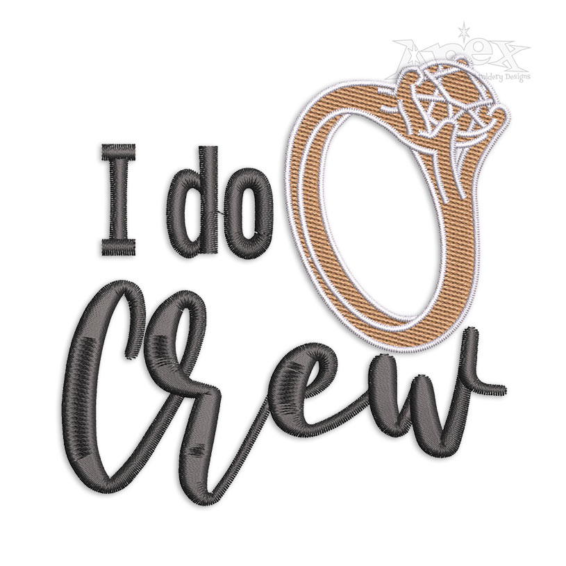 I Do Crew Diamond Wedding Ring