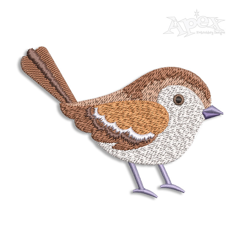 Little Baby Bird Machine Embroidery Design