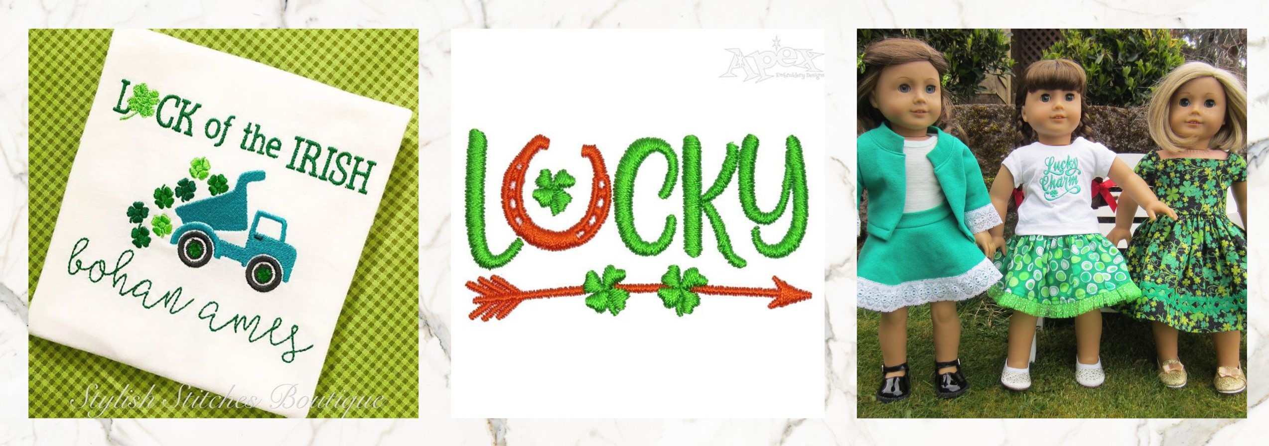 St. Patrick's Day Lucky Embroidery Designs