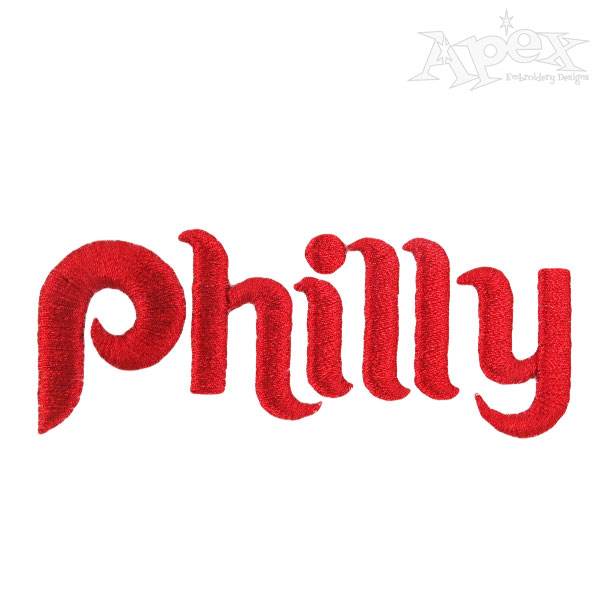 Philly Embroidery Font