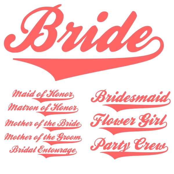 Wedding Bride Svg Cuttable Design