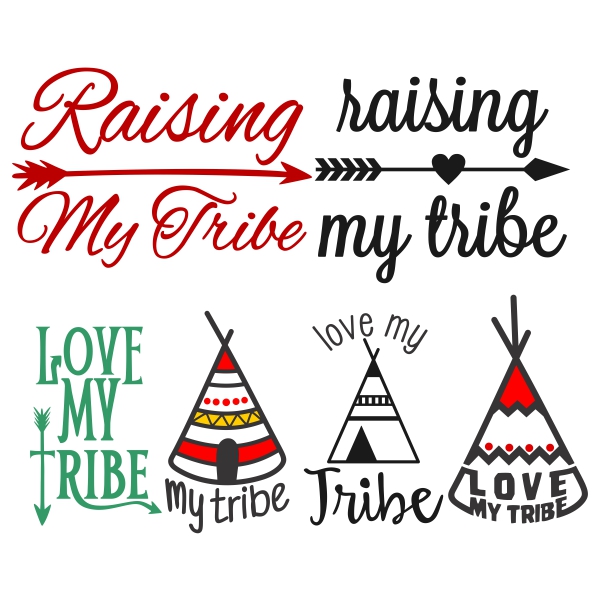 Love My Tribe Svg Cuttable Designs