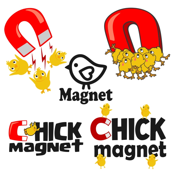 Chic Magnet Svg Cuttable Designs