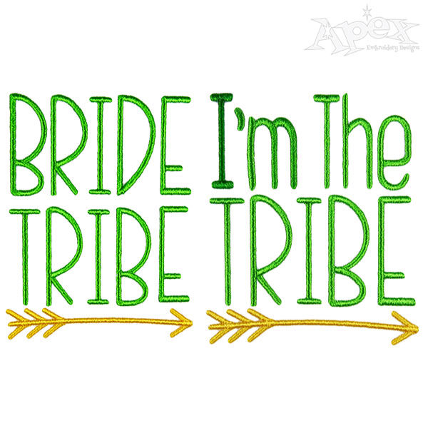 Bride Tribe Embroidery Designs