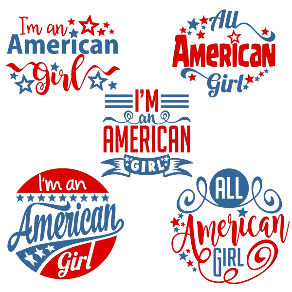 I'm an American Girl SVG Cuttable Designs