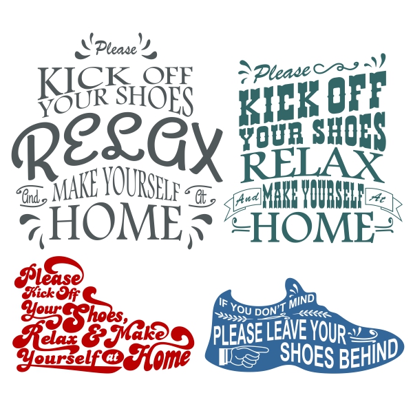 Shoes Pack SVG Cuttable Designs