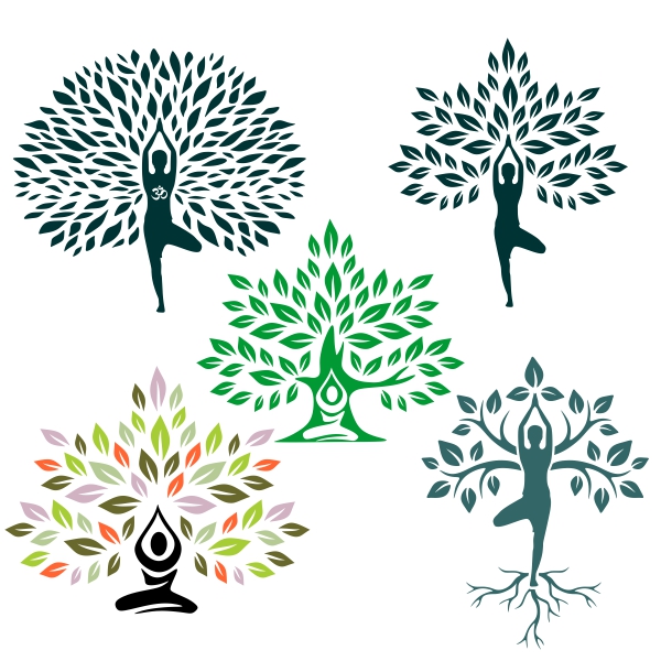Tree Yoga SVG Cuttable Designs